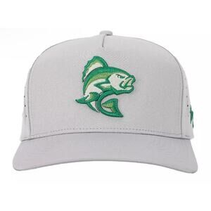 Waggle Golf Large Mouth Snapback Hat NWT Gray One Size